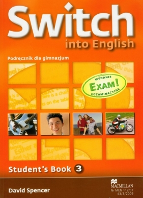 Switch into English 3 Podręcznik + CD - Spencer David