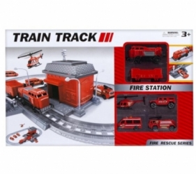Stacja kolejowa straż z akcesoriami