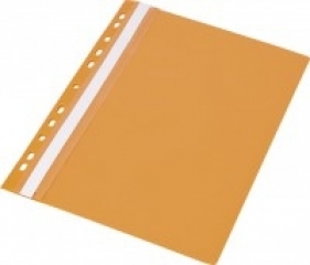 Skoroszyt z euro x10 pvc pomarańczowy 0313-0002-07