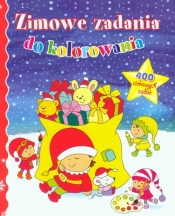 Zimowe zadania do kolorowania - Anna Wiśniewska