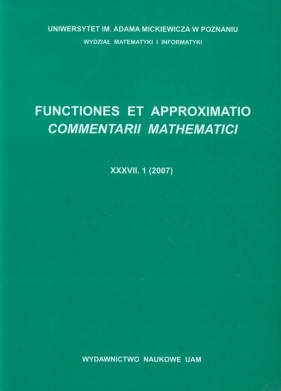 Functiones et approximatio 37.1