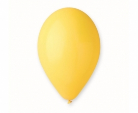 Balon gumowy Godan pastelowy, żółty / 50szt. żółty 330 mm 13cal (G120/02)