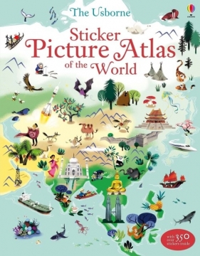 Sticker picture atlas of the world