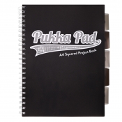 Kołozeszyt Pukka Pad Project Book A4/100k - Black Grey