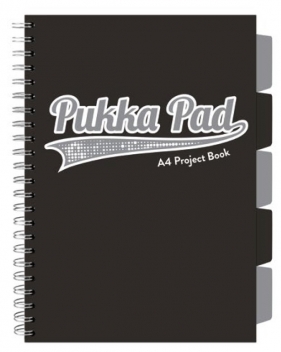 Kołozeszyt Pukka Pad Project Book A4 - Black Grey