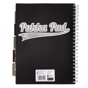 Kołozeszyt Pukka Pad Project Book A4/100k - Black Grey