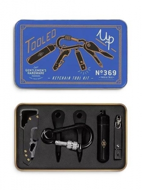 Niezbędnik podróżny Keychain Tool Kit w puszce