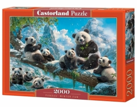 Puzzle 2000 Pandas' Winter Fun