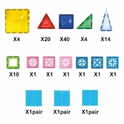 Klocki magnetyczne 112el