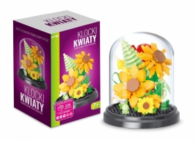 Klocki pod kloszem słoneczniki 228el