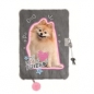 Pamiętnik z kłódką "włochacz" A5/96k. - My Little Friend, Sweet Pomeranian