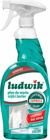 Ludwik, Płyn do mycia szyb i luster, 750ml