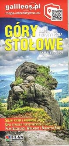 Góry Stołowe - mapa papierowa 2023 skala 1: 30 000 - Opracowanie zbiorowe