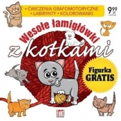 Wesołe łamigłówki z kotkami - Opracowanie zbiorowe