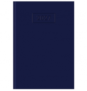 Kalendarz 2027 szefa A4 dzienny - granatowy