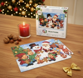 Puzzle 90: Christmas - Bałwanek i Przyjaciele