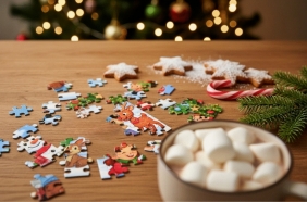 Puzzle 90: Christmas - Bałwanek i Przyjaciele