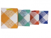 Torebka Lux z brokatem A4 26x32x10 grafika set B - ROZETTE