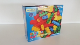 Klocki Blocks - 48 elementów dla chłopca (22201 B)