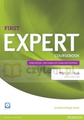 First Expert 3ed Coursebook with Audio CD with MyEngLab - Bell Jan, Roger Gower