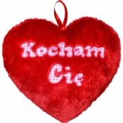 PODUSZKA SERCE KOCHAM CIĘ 34 CM (12519)
