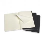 3 Zeszyty Moleskine Cahier Journals XL linia czarny 120str.