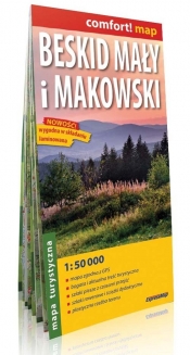 Beskid Mały i Makowski Laminowana mapa turystyczna 1:50 000