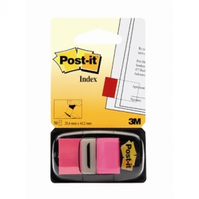 Zakładki indeksujące Post-It 25x43 różowe 680-21