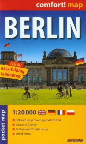 Berlin plan miasta 1:20 000 laminowany - <br />