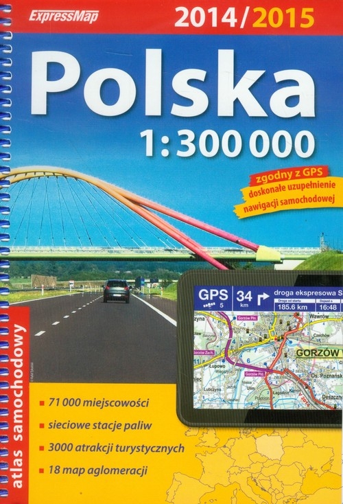 Polska atlas samochodowy 1:300 000