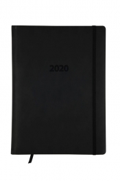 Kalendarz 2020 KK-A4TL książkowy A4 tygodniowy Lux czarny