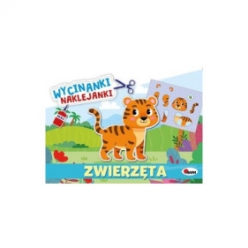Zwierzęta. Wycinanki naklejanki - Opracowanie zbiorowe