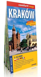 Kraków plan miasta 1:22 000 lamin