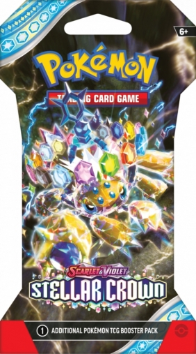 Pokémon TCG: Scarlet & Violet - Stellar Crown - Sleeved Booster, 1 szt (190-85902)