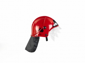 Klein, Hełm strażacki czerwony z szybką (8901)