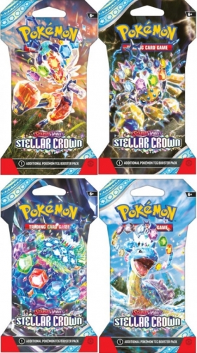 Pokémon TCG: Scarlet & Violet - Stellar Crown - Sleeved Booster, 1 szt (190-85902)