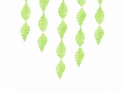 Girlanda Partydeco z krepy - Frędzle, zielone jabłuszko, 3 m (GLK1-102J)
