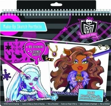 Monster High. Upiorne makijaże. Szkicownik