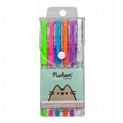 Długopisy żelowe Pusheen 6 kolorów