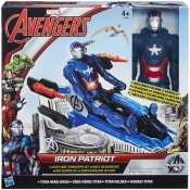 HASBRO AVN Pojazd z figurką Iron Patriot (B0431EU40/B1491)