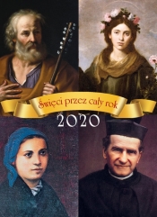 Kalendarz 2020 Święci przez cały rok - Hubert Wołącewicz