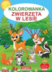 Kolorowanka. Zwierzęta w lesie - Jarosław Żukowski