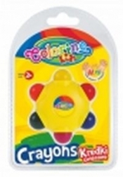 Kredki świecowe Gwiazdka Colorino Kids, 6 kolorów (33015PTR)
