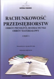 Rachunkowość Przedsiębiorstw. Część 1 (bpz) - Bożena Padurek