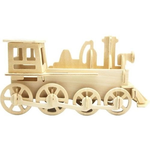 Puzzle drewniane 3D Lokomotywa Train Engine