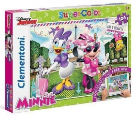 Puzzle 104 App Minnie i Daisy w Paryżu - Minnie