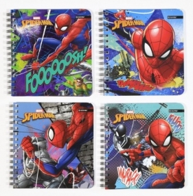 Kołonotatnik na spirali 80 kartek Spiderman mix (607701)