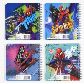 Kołonotatnik na spirali 80 kartek Spiderman mix (607701)