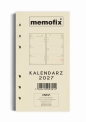 Wkład kalendarzowy 2027 Memofix B6 ST/TDW