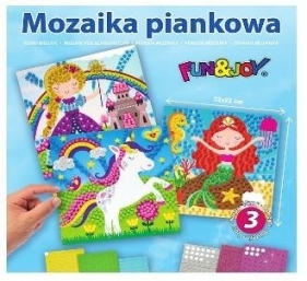 Mozaiki piankowe Girls 3 wzory